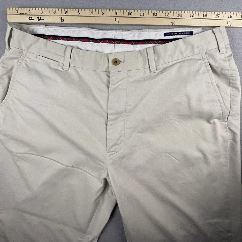 Polo Ralph Lauren Pants Mens 36/32 Beige Golf Classic Fit Cotton Twill Stretch